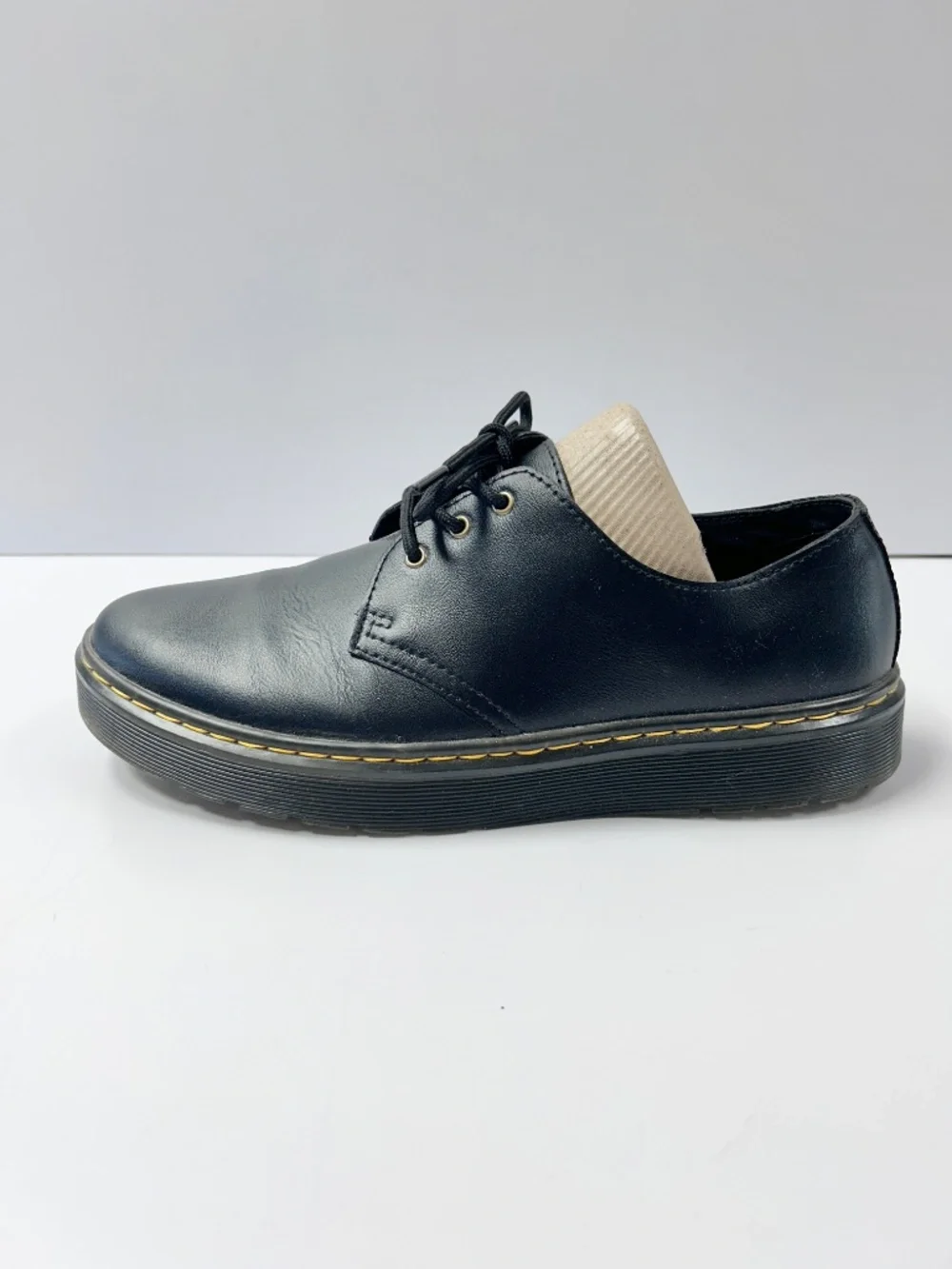 Dr. Martens Smooth Black Leather Oxfords Mens US 9 Womens US 10 Zavala Lo Shoes